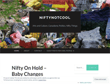 Tablet Screenshot of niftynotcool.com